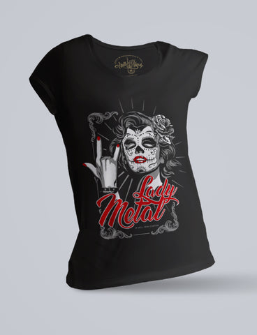 Girl's T-shirt LADY METAL
